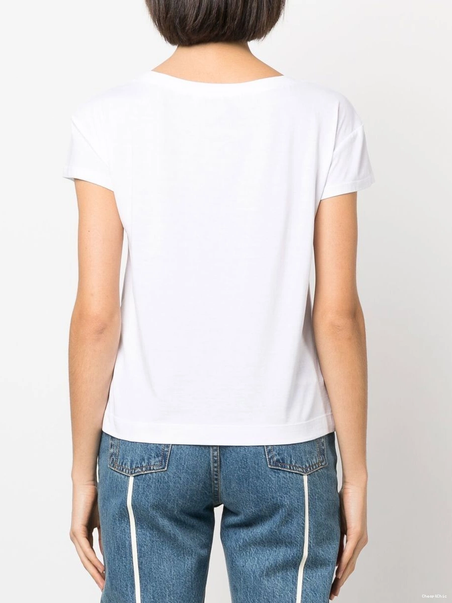 Cheap Women Moschino T-shirt Love short-sleeve logo-print 0403